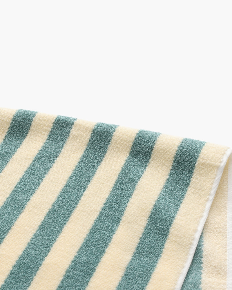 Serviette à main à rayures côtières