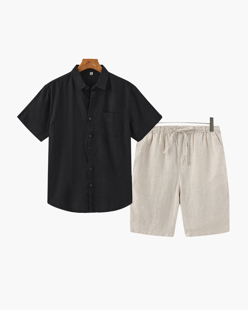 Combinaison en lin (short)