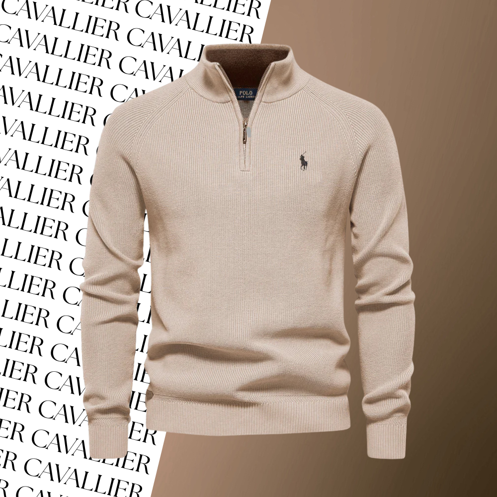 Pull Col Zippé R&L (DÉSTOCKAGE)