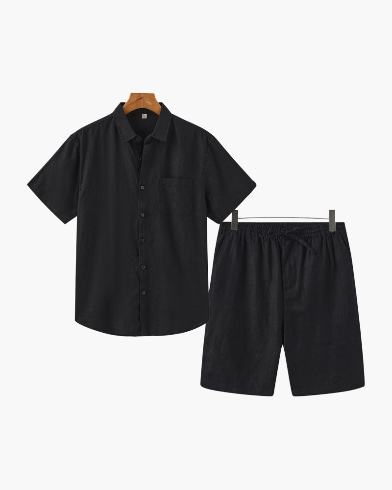 Combinaison en lin (short)
