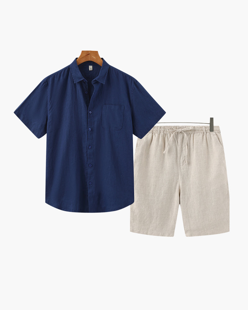 Combinaison en lin (short)