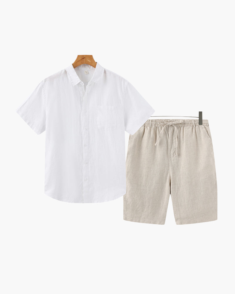 Combinaison en lin (short)