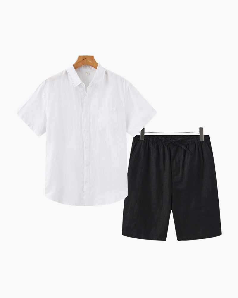 Combinaison en lin (short)