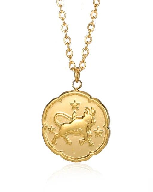 Collier signe du zodiaque - Or
