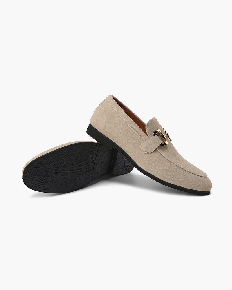 Mocassins de luxe en daim