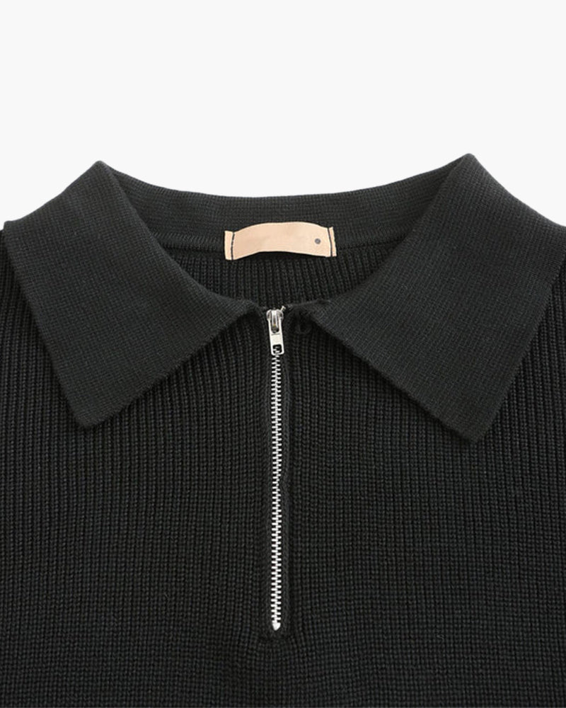 Pull demi-zip Cesare