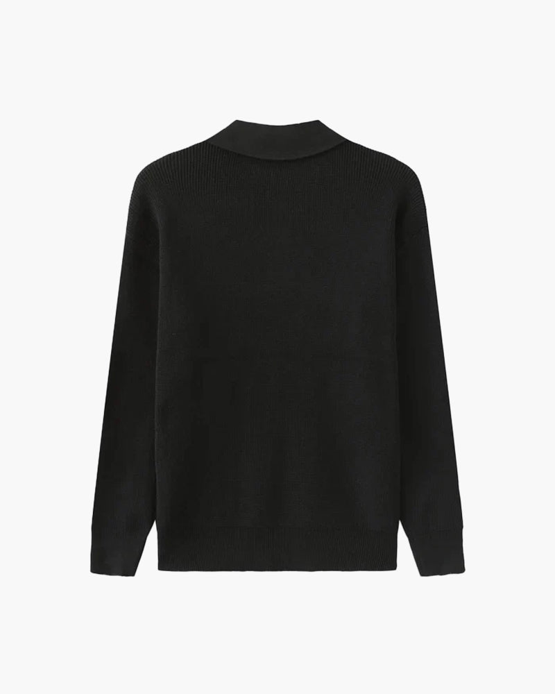 Pull demi-zip Cesare