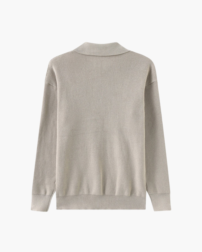 Pull demi-zip Cesare