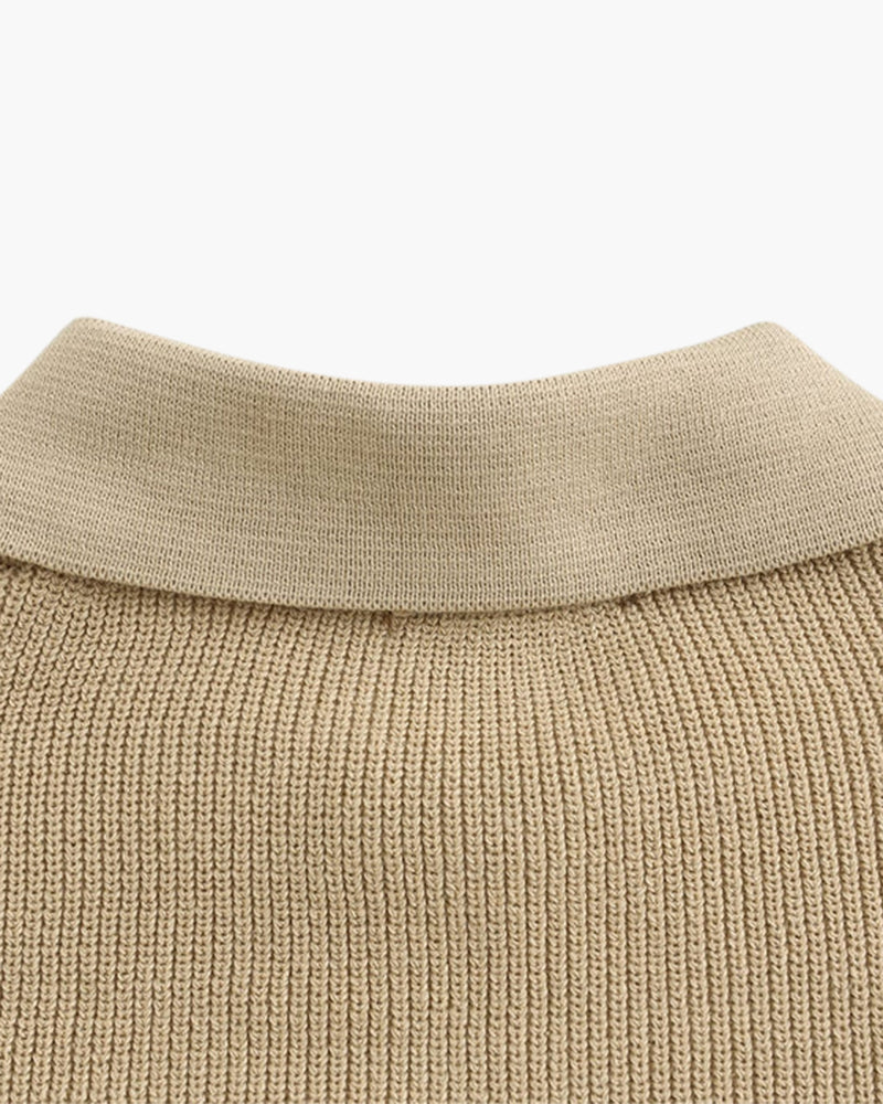 Pull demi-zip Cesare