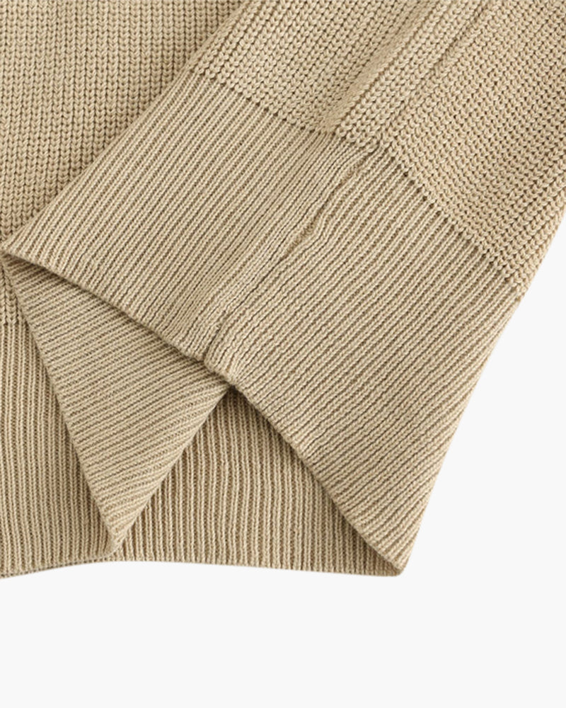 Pull demi-zip Cesare