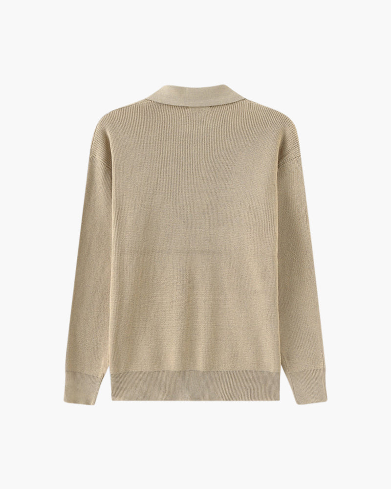 Pull demi-zip Cesare