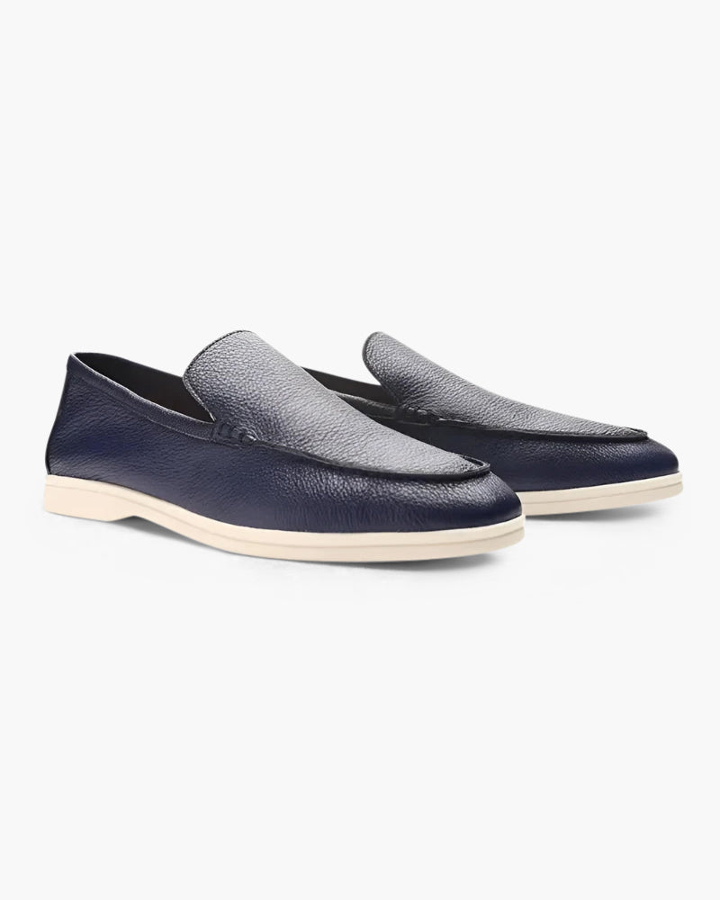Mocassins en cuir de vachette