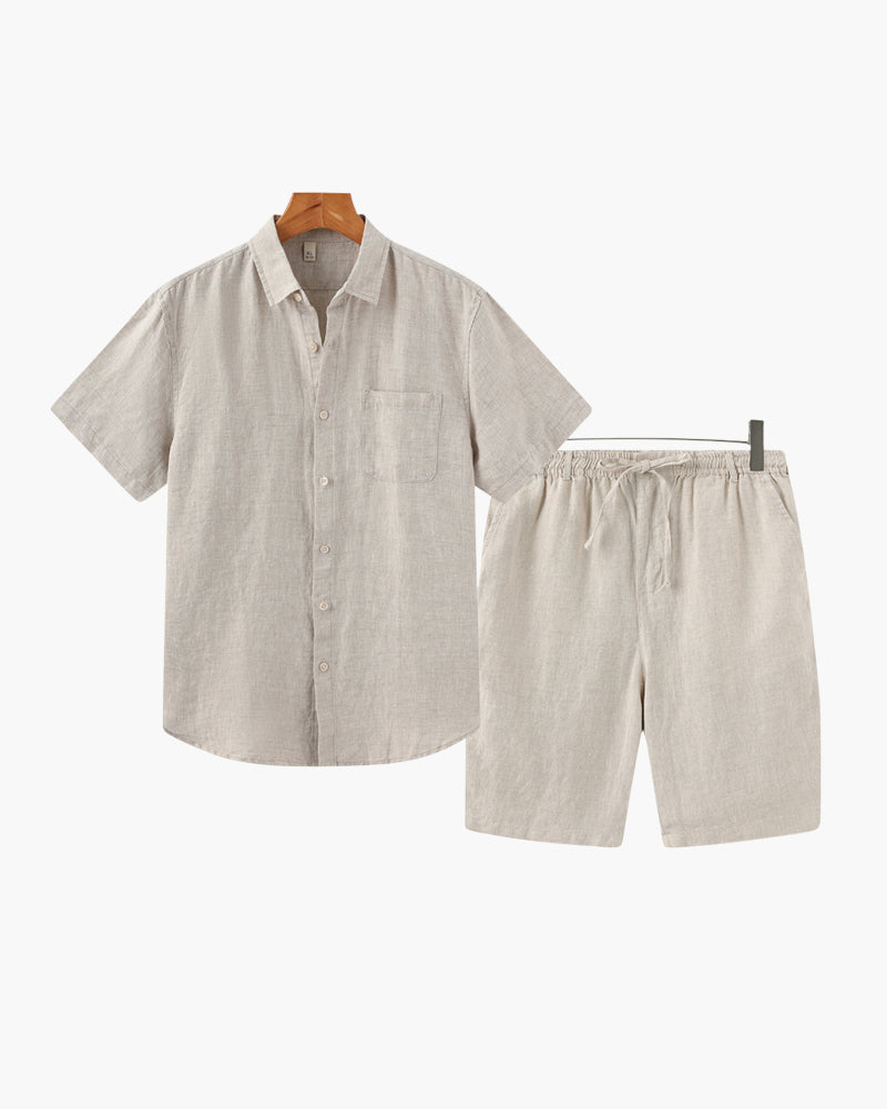 Combinaison en lin (short)