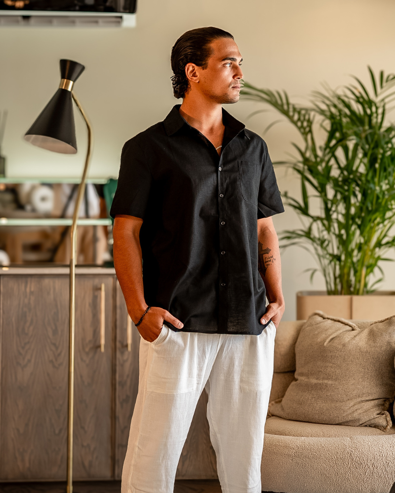 Le Cap - Chemise en lin (manches courtes)