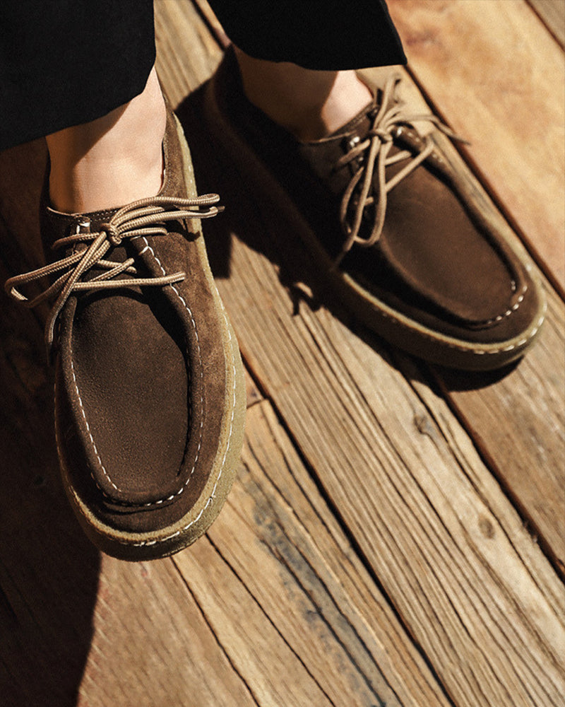 Chaussures de ville en daim haut de gamme