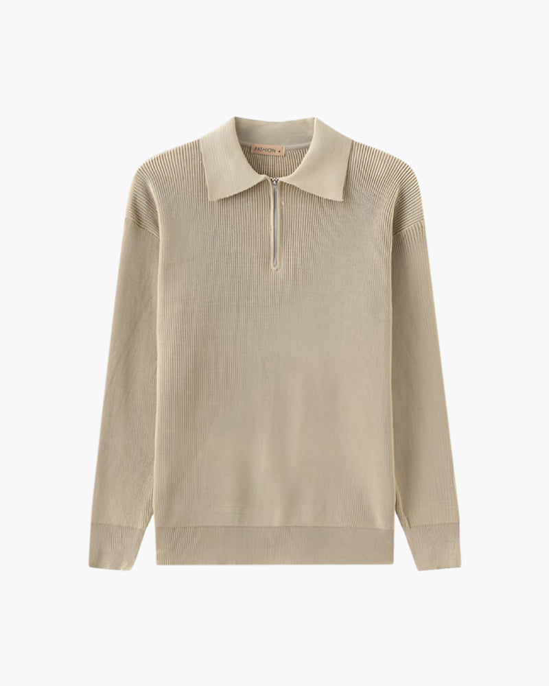 Pull demi-zip Cesare